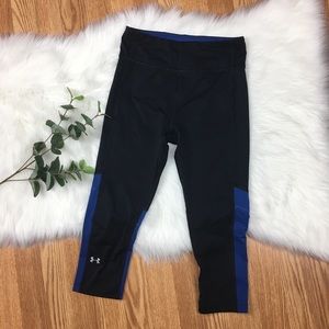 Under Armour Compression HeatGear Crop Pants Sz S